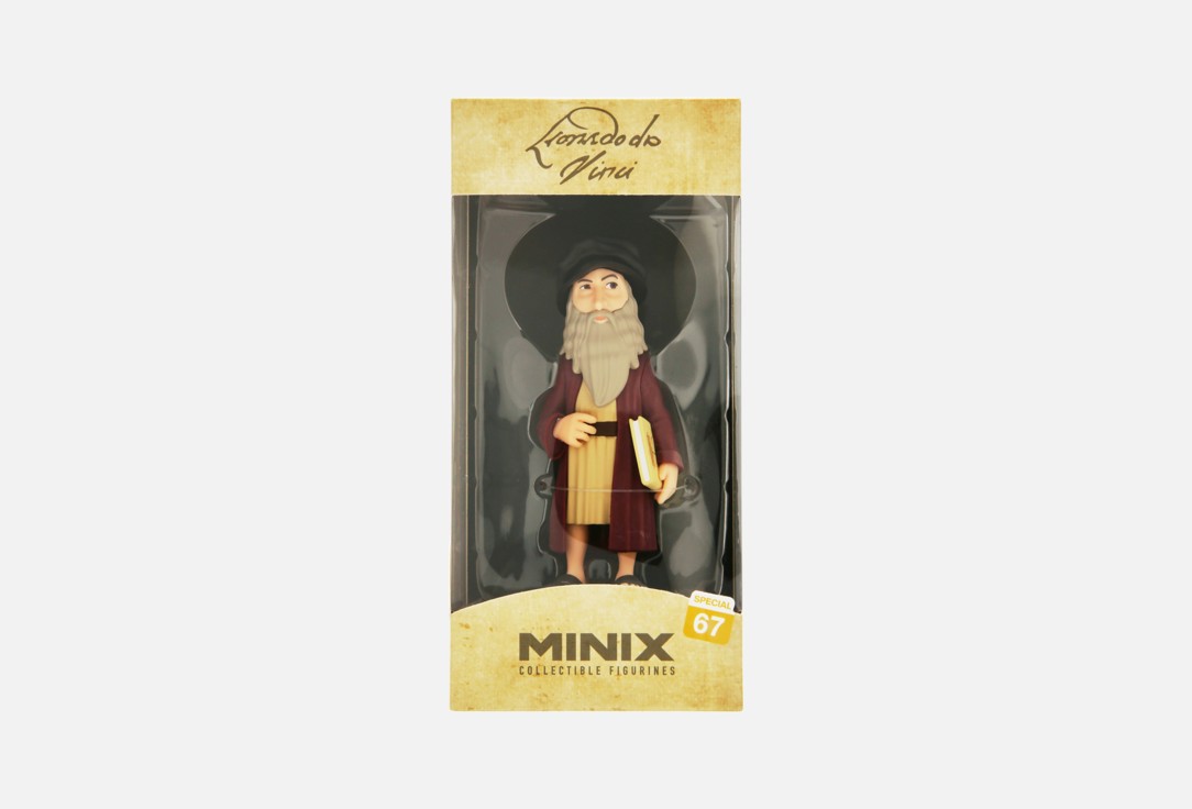 Изображение товара Фигурка Minix Leonardo da Vinci 12 см коллекционная для фанатов и коллекционеров
