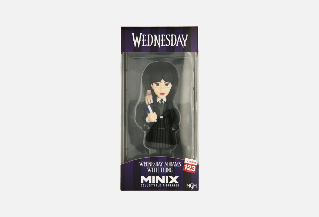 Изображение товара Коллекционная фигурка Minix Wednesday с лицензионным лицом 12 см