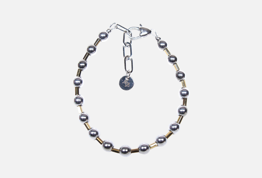 Изображение товара Браслет Mary Rich Molecule №6 из гематита с родиевым покрытием