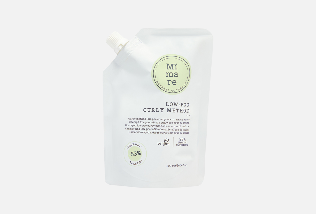 Шампунь для волос MIMARE CURLY METHOD LOW-POO 200 мл