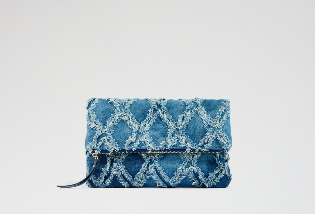 

Клатч SBALO, Синий, Клатч джинсовый