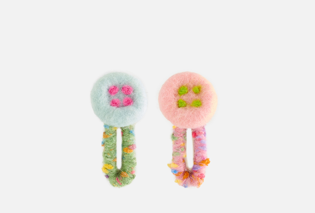 

Заколки для волос MANUKA CHILDREN ACCESSORIES, Мультиколор, Мягкие пуговки 2 шт