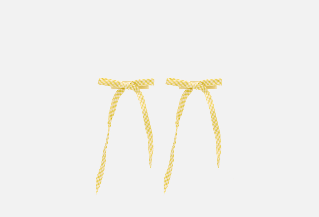 

Набор заколок для волос MANUKA CHILDREN ACCESSORIES, Принт, Длинный бант 2 шт