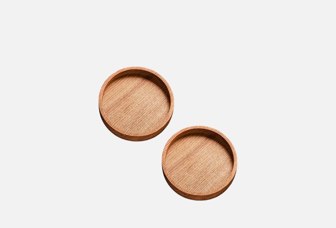 

Подставки СТОЛЯРНАЯ МАСТЕРСКАЯ КЕДР, Коричневый, С углублением, 10х5 2 шт