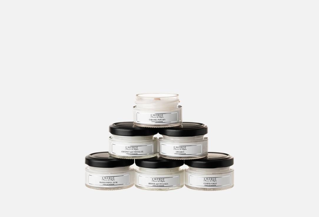 

Набор ароматических свечей EMERGE, Подарочный 6 шт