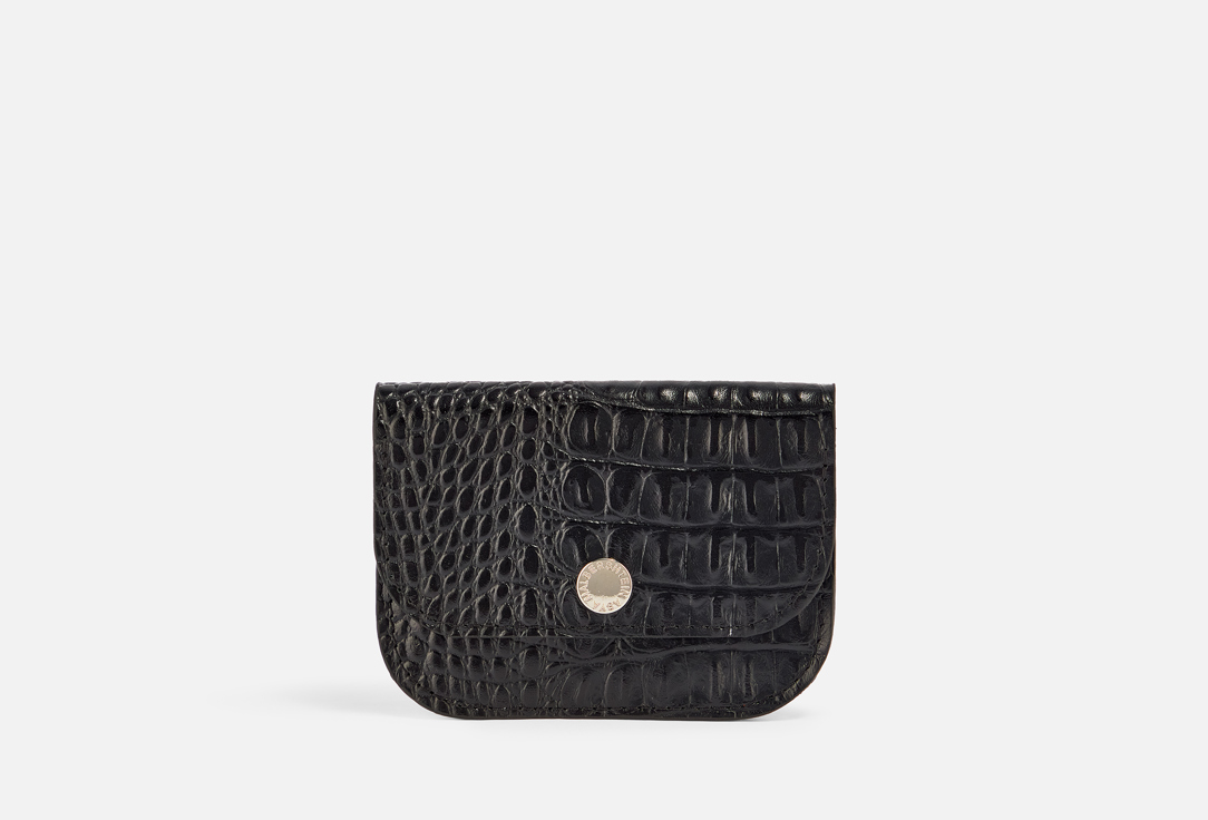 Изображение товара Женский кожаный кошелек ASYA MALBERSHTEIN черный натуральная кожа