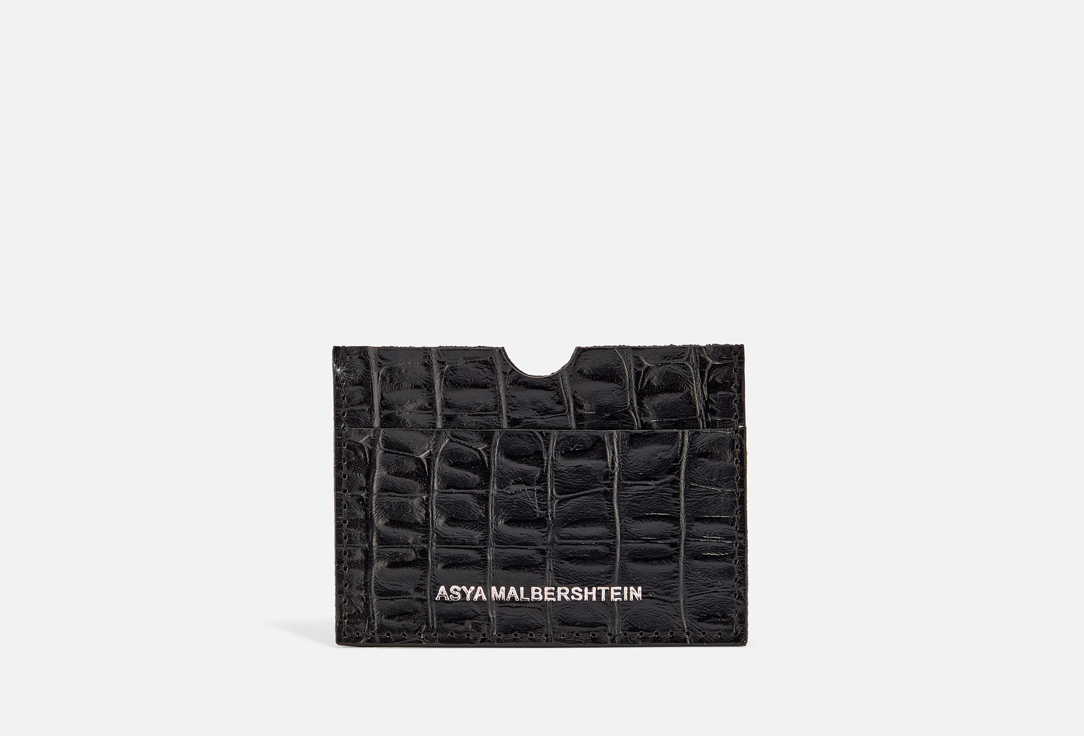 

Картхолдер кожаный ASYA MALBERSHTEIN, Черный, Черный