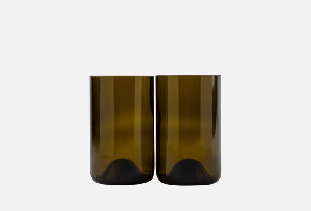 

Набор стаканов ПОЛБУТЫЛКИ, Коричневый, Бордо коричневый 2 шт