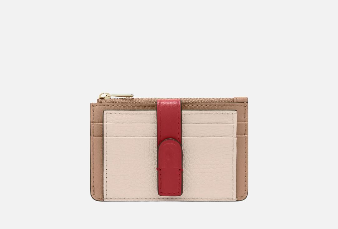 Изображение товара Кожаный картхолдер FURLA GRAZIA M Azalea/greige/lacca для женщин