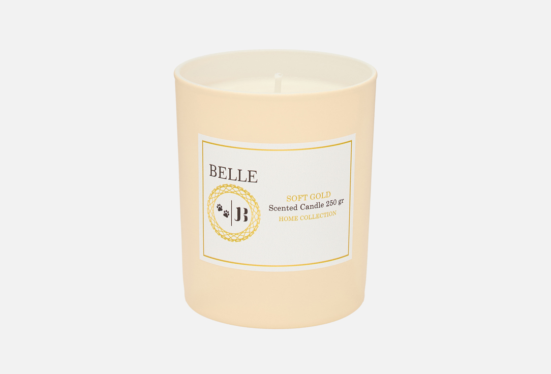 Изображение товара Ароматическая свеча BELLE Soft Gold 250 мл с ароматом османтуса и персика
