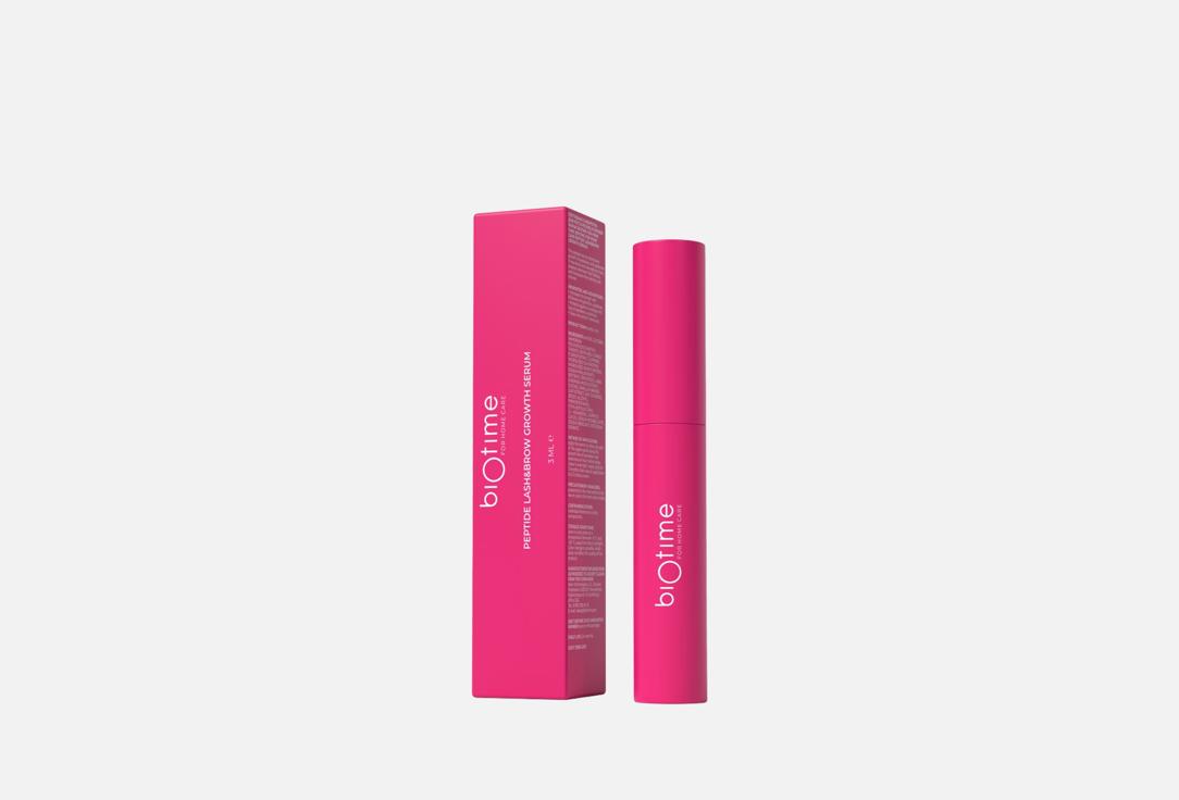 Сыворотка для роста ресниц и бровей BIOTIME FOR HOME CARE Peptide lash&brow growth serum 3.5 мл