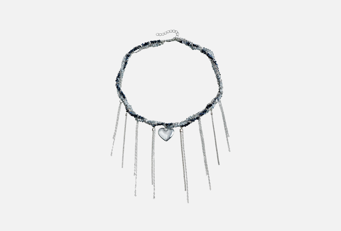 Изображение товара колье Настроение женщины многослойное с цирконами