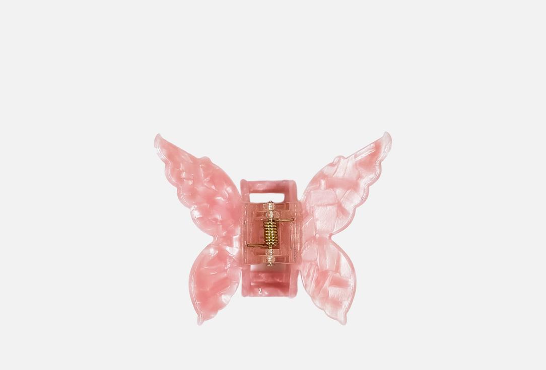 

Заколка-краб для волос MONARCA, Розовый, La délicat papillon 1 шт