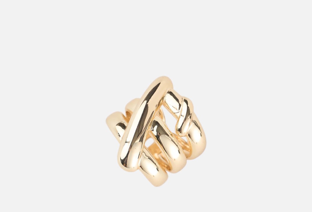 Изображение товара Лаконичное женское кольцо 19.stone с позолотой из бижутерного сплава