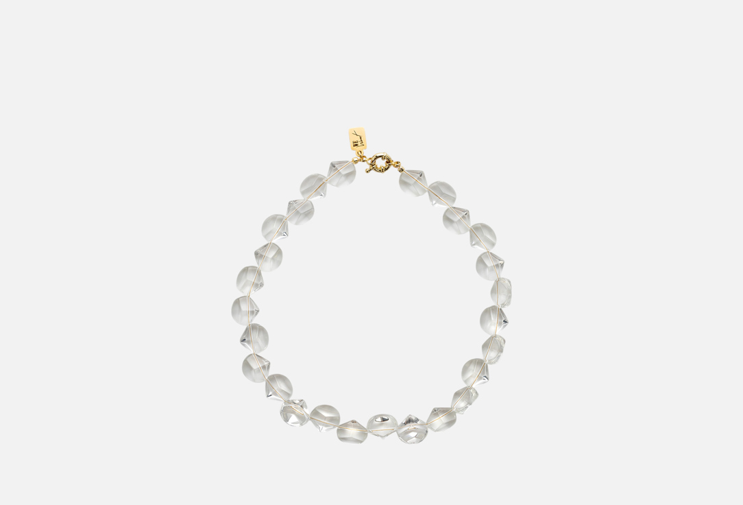 Изображение товара Колье We Want Riri из горного хрусталя с позолотой 14К 42 см