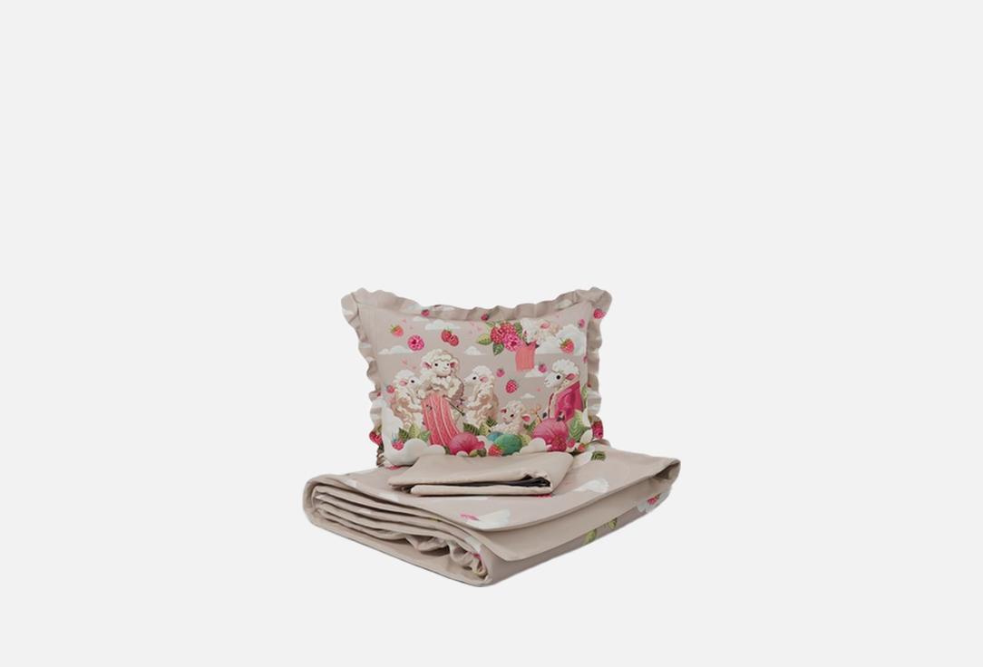 

Детский комплект постельного белья MOLLEN, Принт, Барашки boom, полутораспальный детский мл