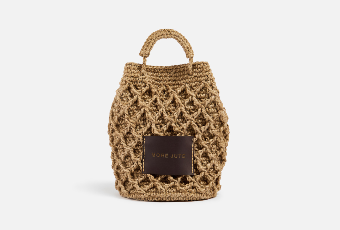 

Сумка ведро MORE JUTE, Коричневый, Scandi for country