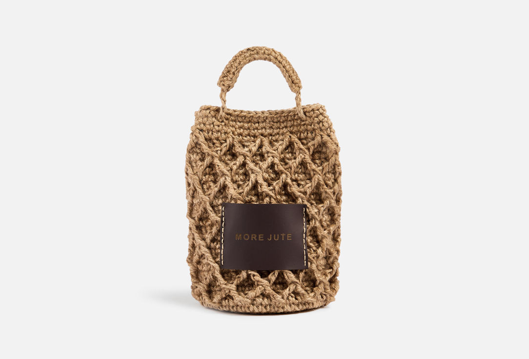 

Сумка ведро MORE JUTE, Коричневый, Scandi