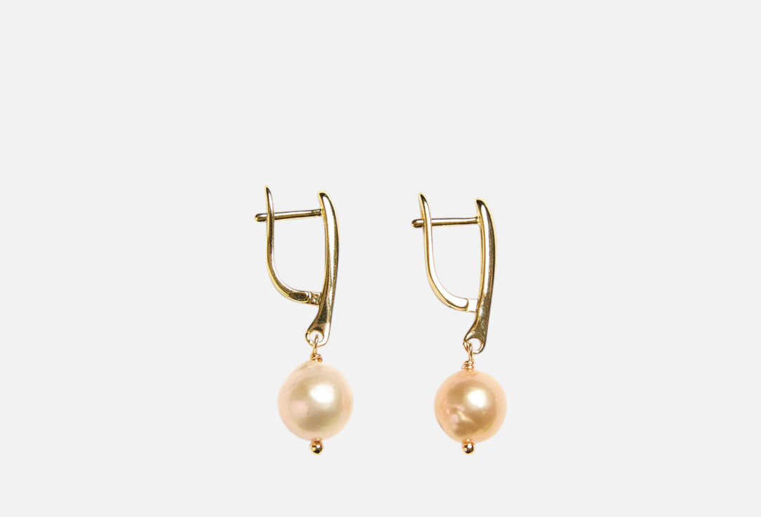 Изображение товара Серьги MORZA с розовым жемчугом и англійским замком