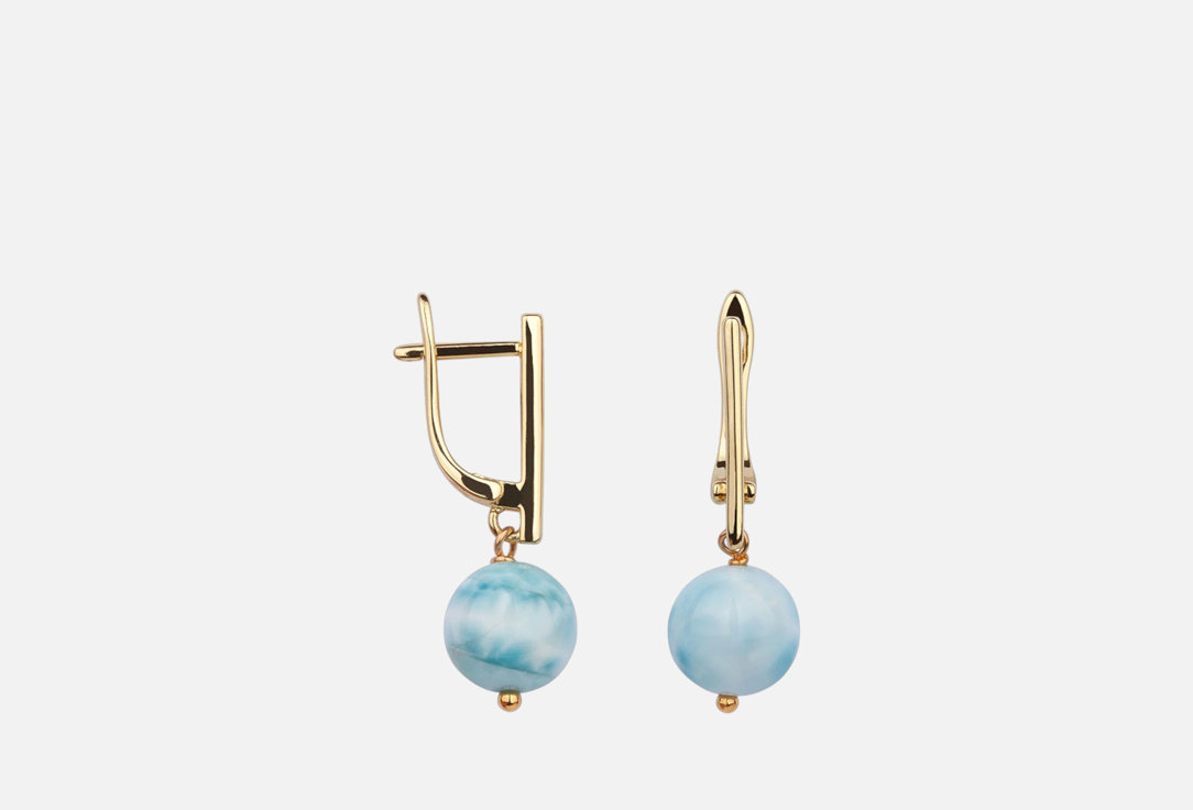 

Серьги MORZA, Ларимар 2 шт