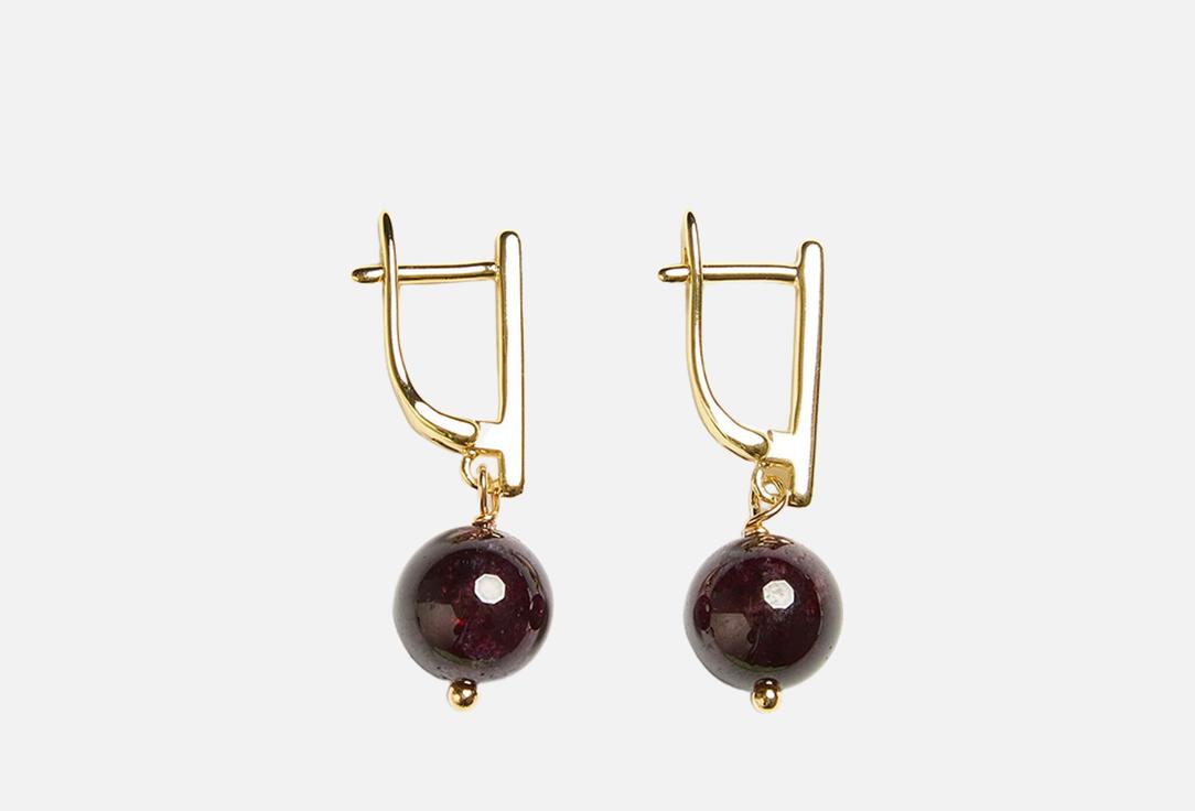 

Серьги MORZA, Гранат 2 шт