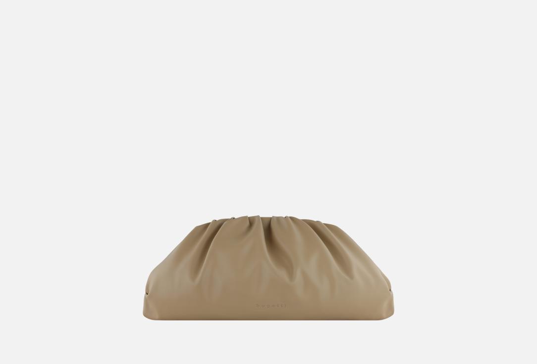 Изображение товара Сумка-пауч Bugatti Mila песочный стильная женская с регулируемым ремнем