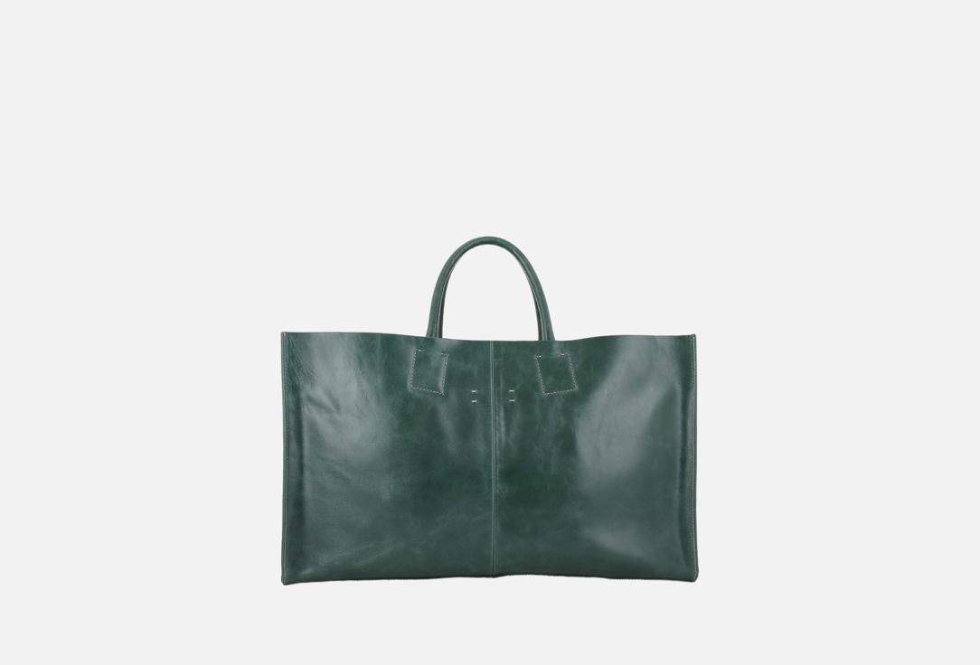 Изображение товара Сумка-шопер кожаная SOLO зеленая