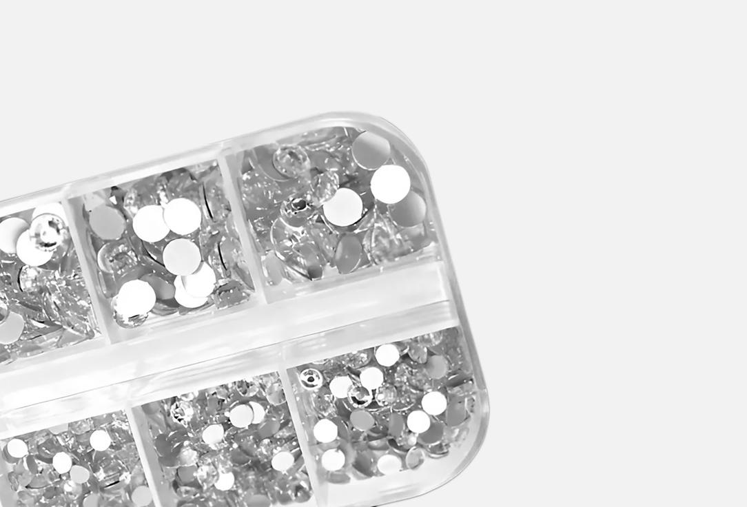 

Стразы для макияжа SIYASH, Серебряный, Серебристые 1400 шт