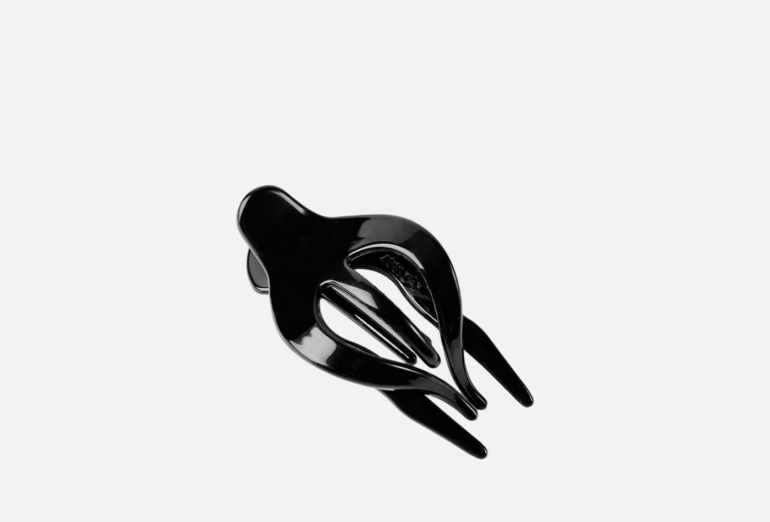 

Краб для волос ART LUX, Черный, Плоский средний