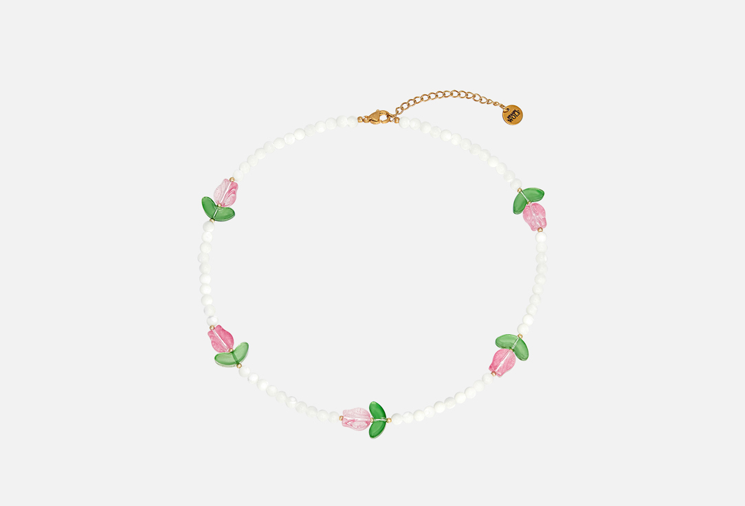 Изображение товара колье Mr&Mrs Wolf pink flowers