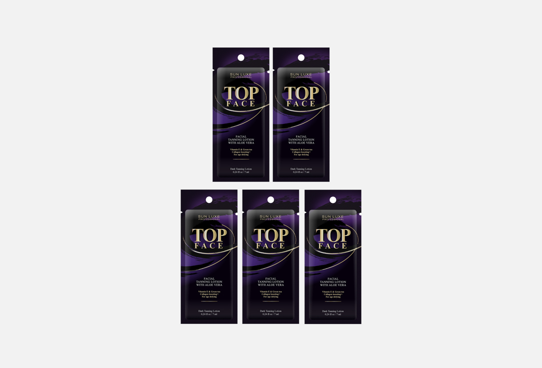 

Ультралёгкий лосьон для загара SUN LUXE, Top Face 5 шт