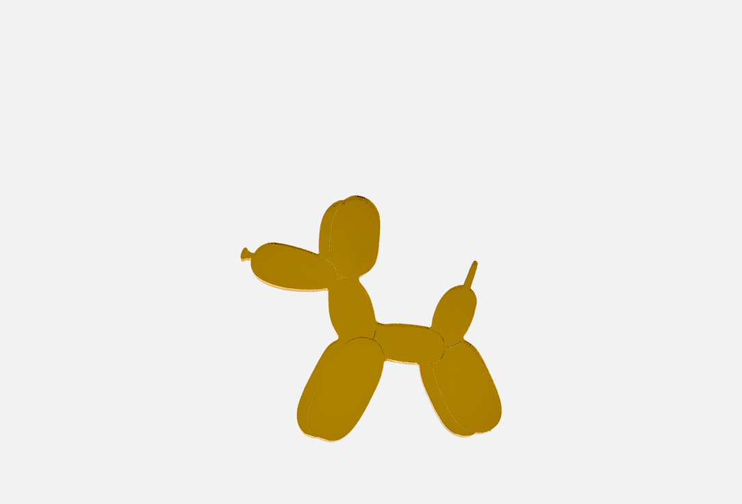 

брошь MONOLAMA, Собака из воздушных шариков, желтая 1 шт