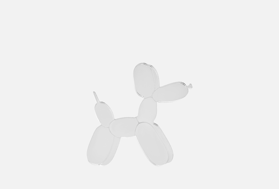 

брошь MONOLAMA, Собака из воздушных шариков, серебро 1 шт