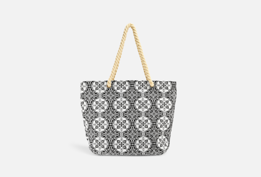 Изображение товара Сумка-шопер WOW Miami черно-белая