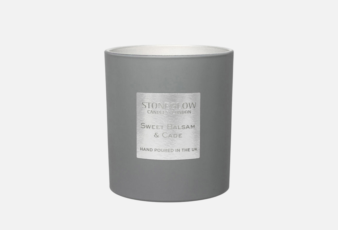 Изображение товара Ароматическая свеча Stoneglow Candles сладкий бальзам и кадэ 220 г