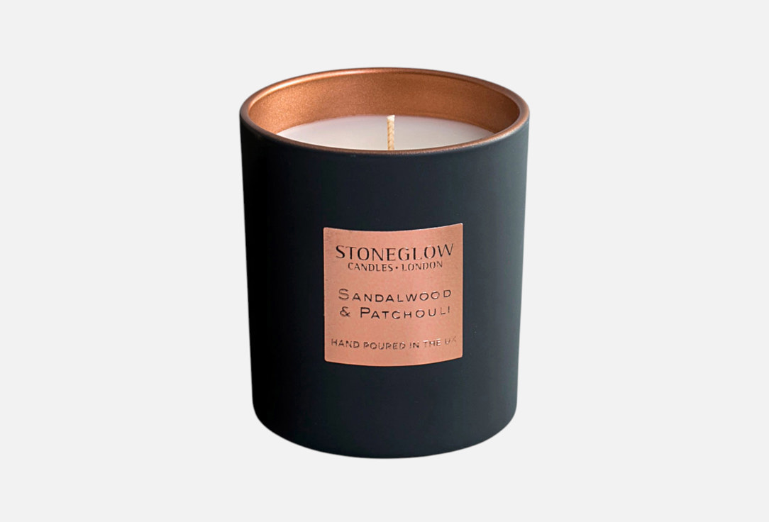 Изображение товара Ароматическая свеча Stoneglow candels Сандаловое Дерево и Пачули