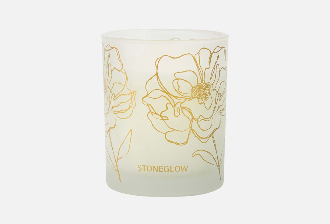 Изображение товара Ароматическая свеча Stoneglow candels Белый Лён и Хлопок