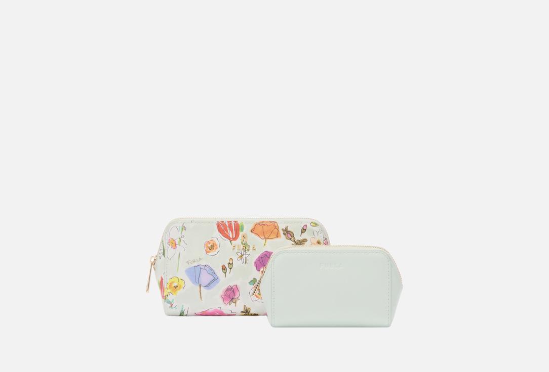 Набор косметичек FURLA CAMELIA M Toni Rugiada/rugiada