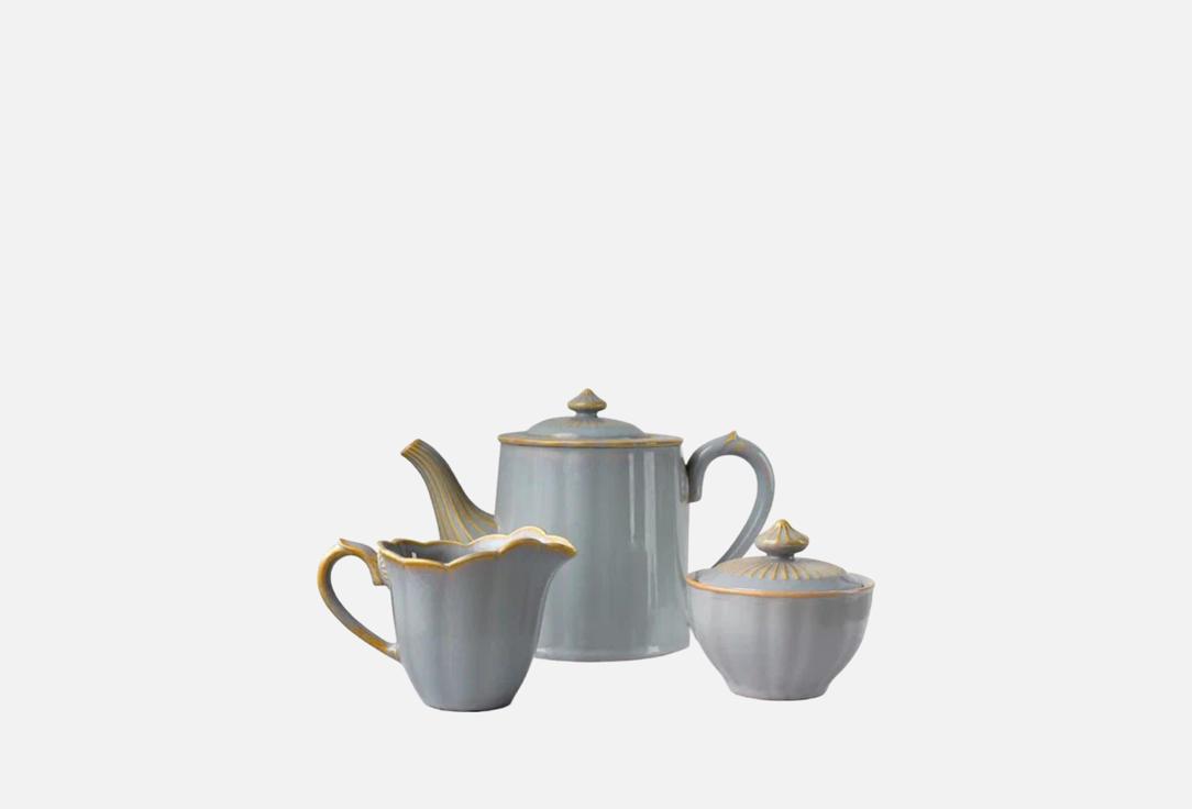 

Чайный сервиз MYATASHOP, Серый, England collection 3 шт