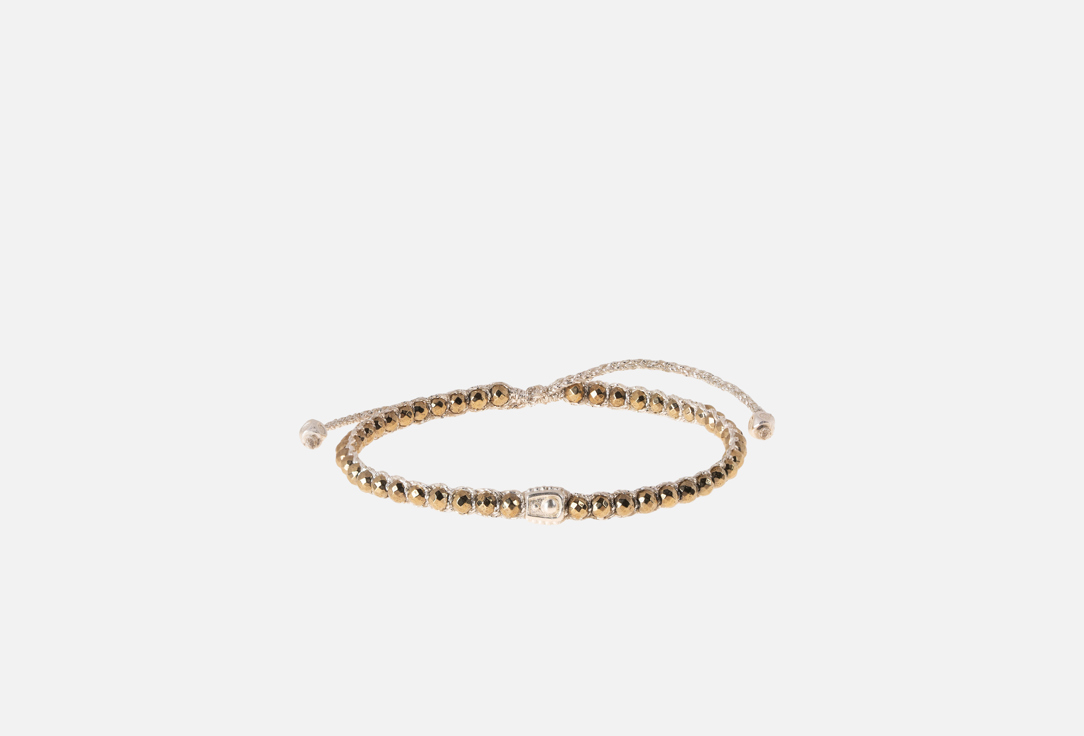 Изображение товара Браслет Samapura Jewelry Пирит Винтаж Серебряная нить