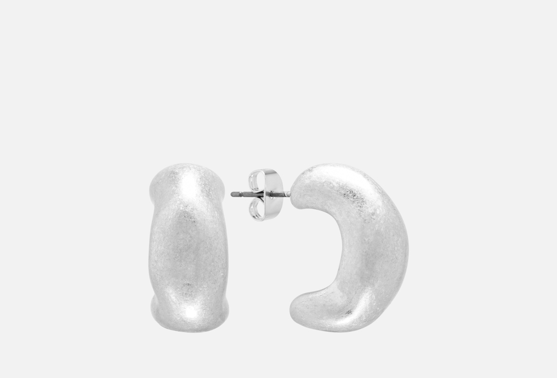 

Серьги ФЕТИШ, Earrings Waves Silver 2 шт