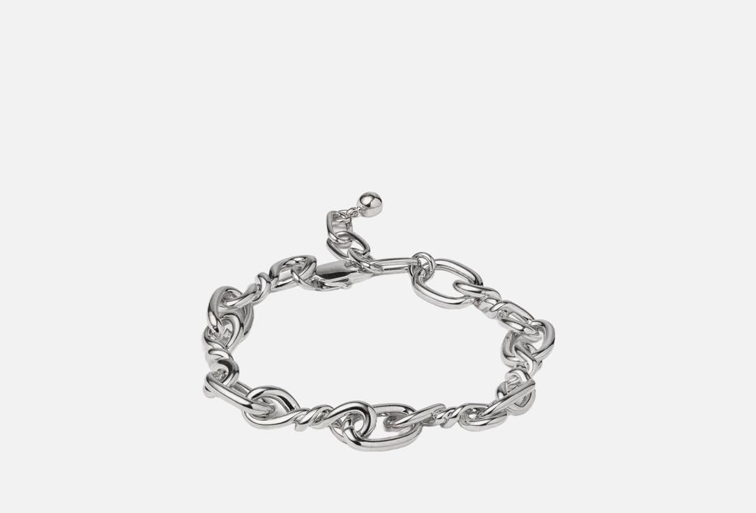 Изображение товара Браслет Attribute Shop Овалы с узелками серебристый