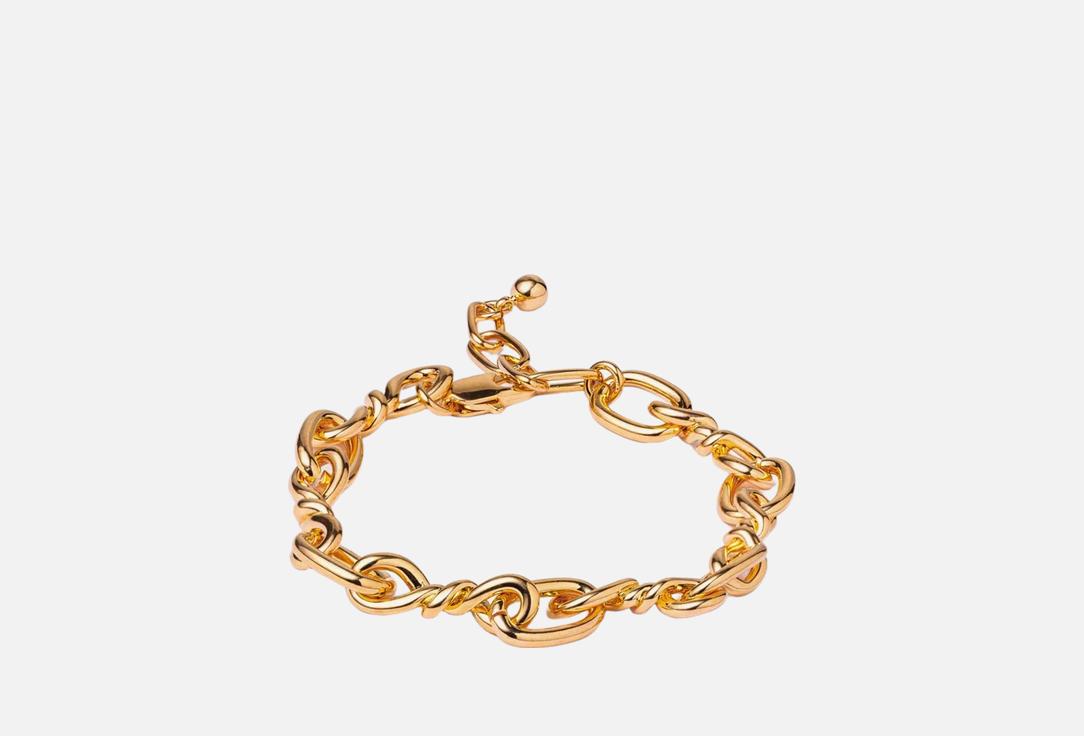 Изображение товара Браслет Attribute Shop Овалы с узелками золотистый