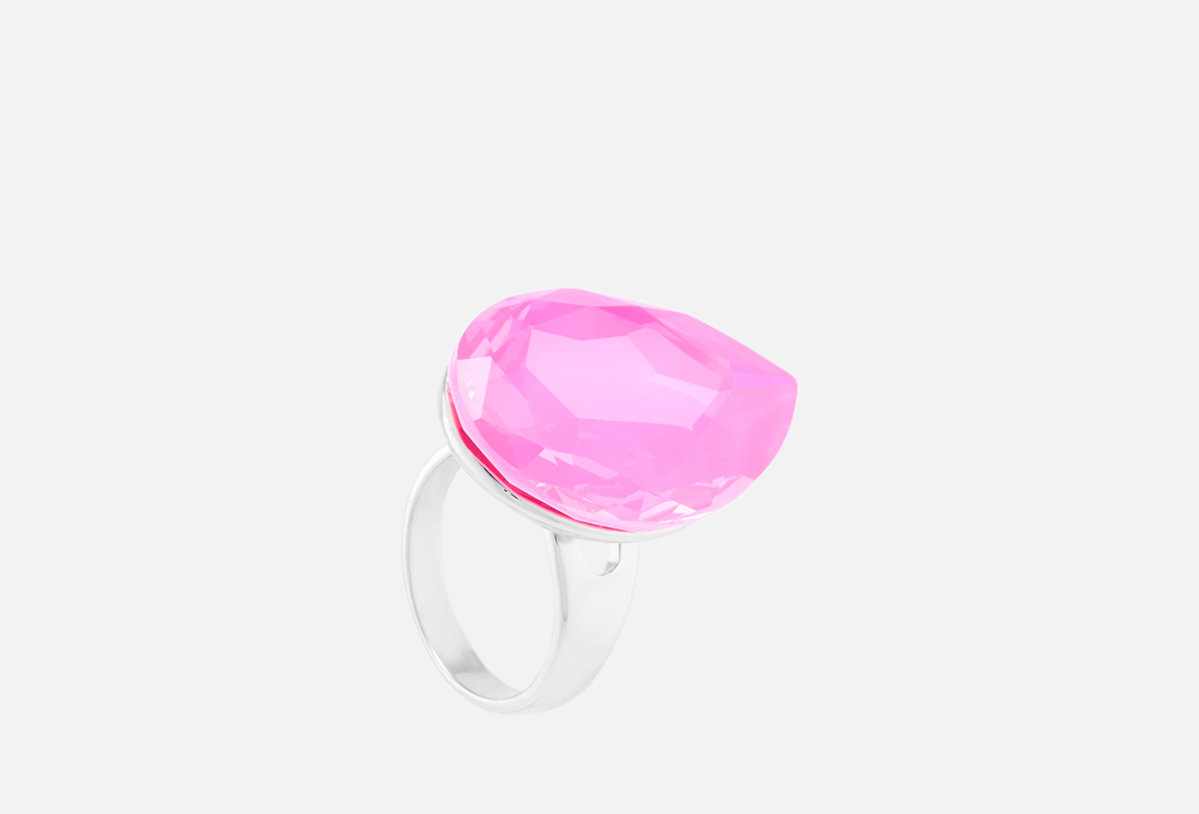 

Кольцо ATTRIBUTE SHOP, Капля с розовым кристаллом ONESIZE мл