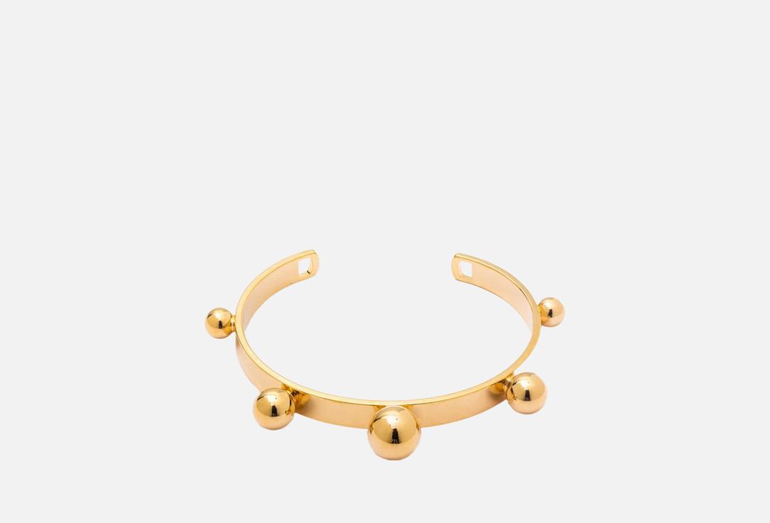 Изображение товара Браслет Attribute Shop с шариками золотистый