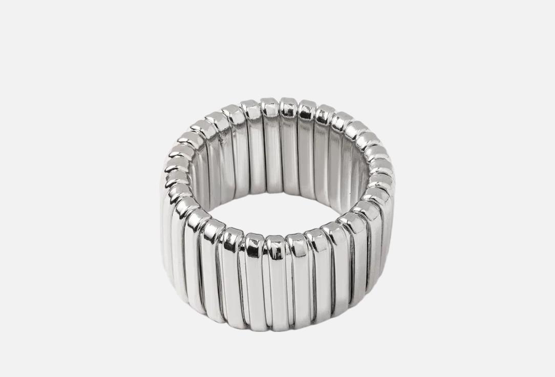 Изображение товара Кольцо Attribute Shop Широкая пружинка серебристое