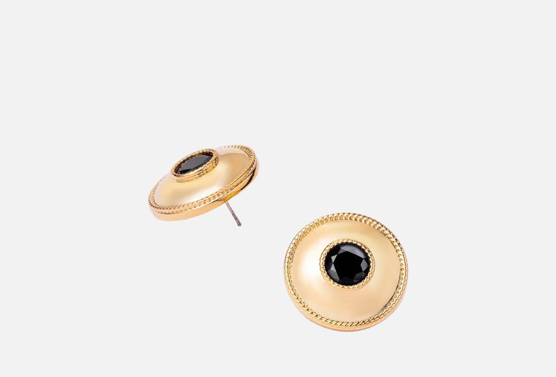 Изображение товара Серьги Attribute Shop винтажные Круг с агатом