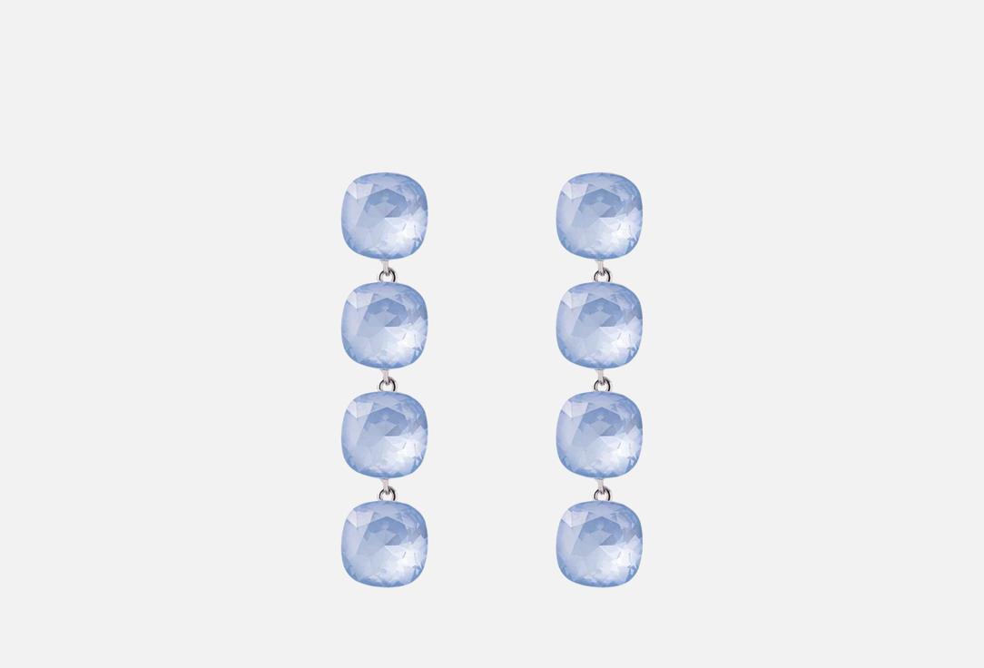 

Серьги ATTRIBUTE SHOP, Голубые кристаллы 2 шт