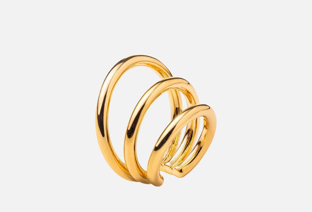 Изображение товара кафф Attribute Shop тройной узкий золотистый