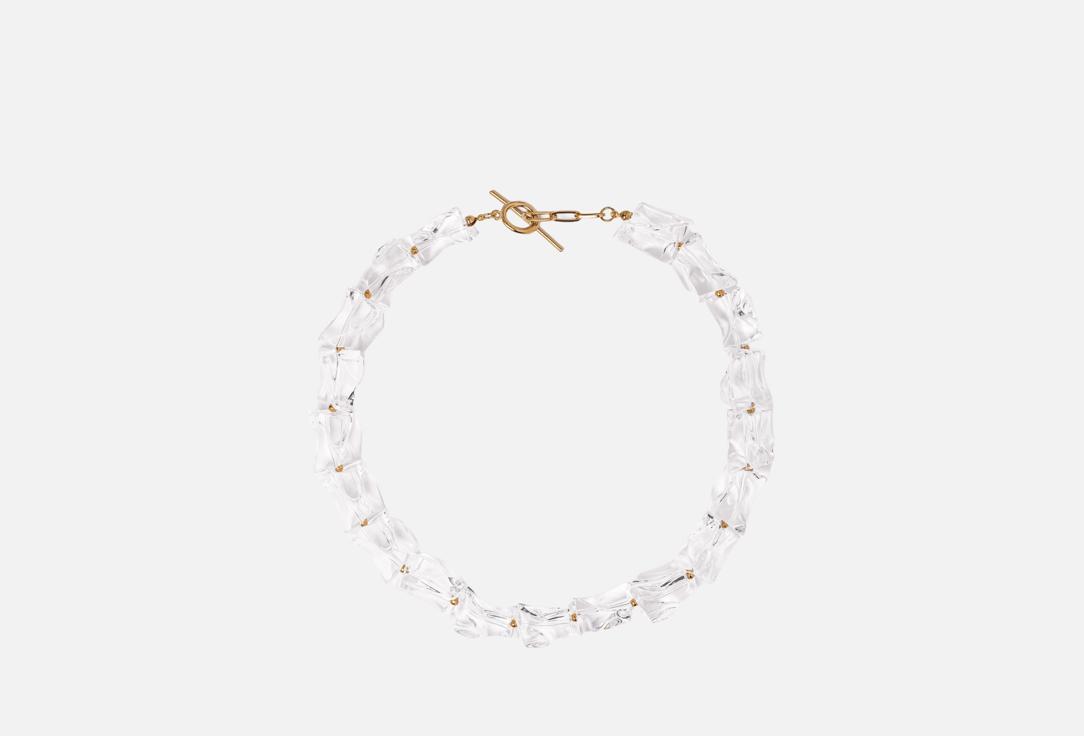 Изображение товара Колье Attribute Shop Кусочки льда золотистое